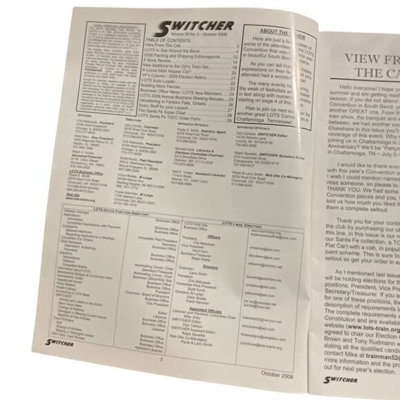 Lot 2 Switcher October December 2008  Magazine Angela Trotta Thomas Model Hobby - Picture 4 of 6